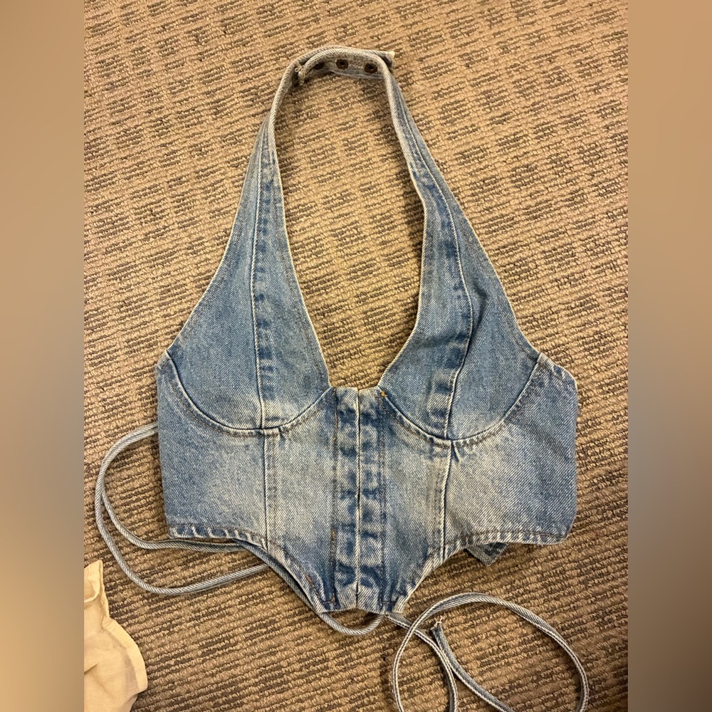 Edikted denim corset